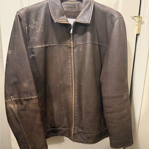 Wilsons Vintage Leather Dark Brown Jacket